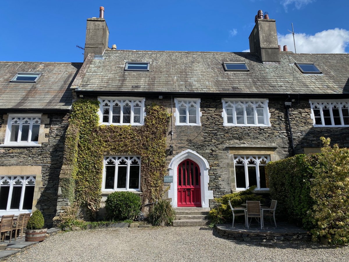 A Classic Lakeland stone exterior.